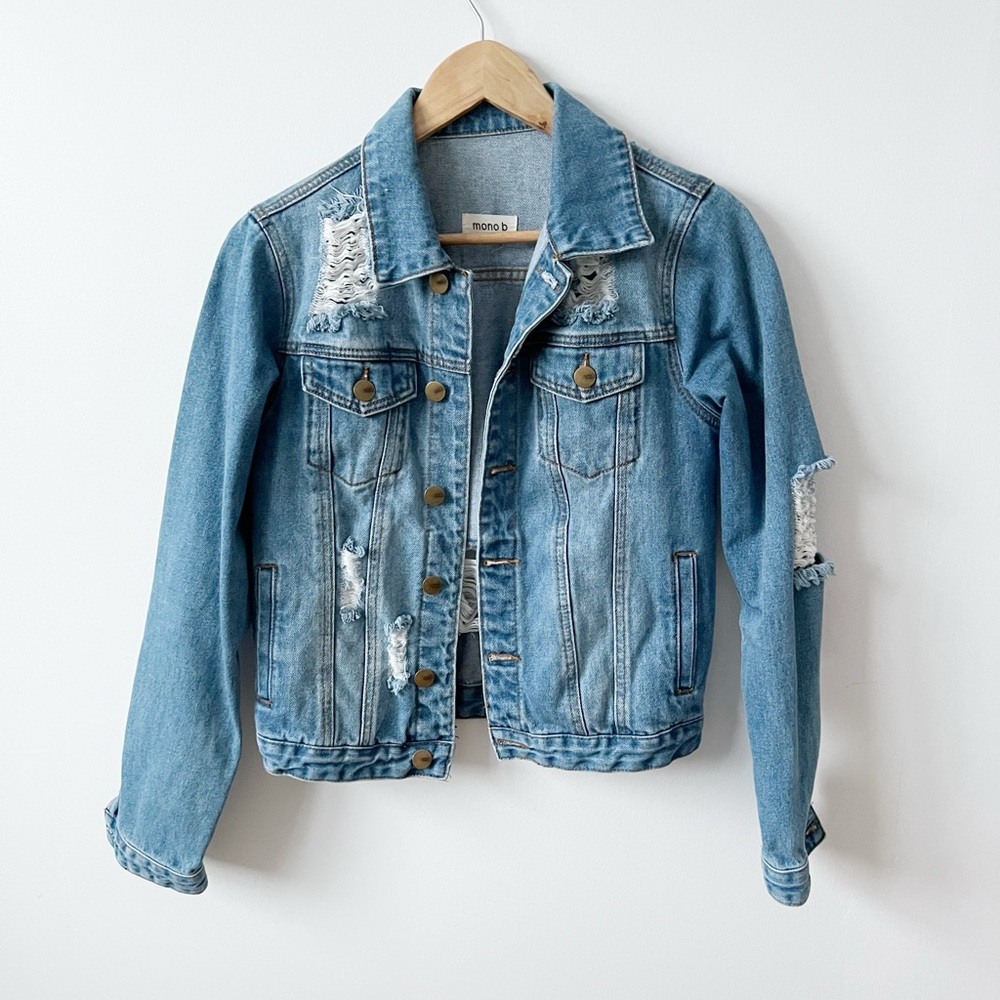 Distressed Denim Jacket